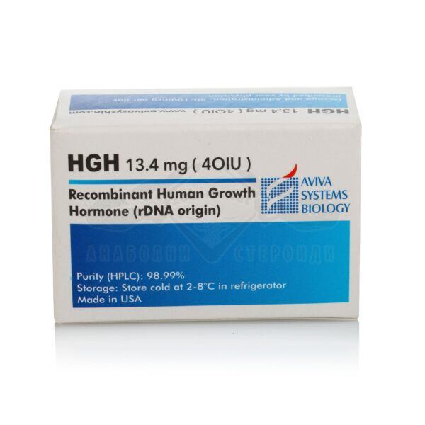 Фармацевтично тестван Aviva HGH - 40 IU (13.4 мг.)