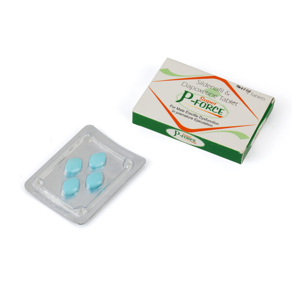 Super P-Force (Силденафил 100 мг. + Дапоксетин 60 мг.) - 4 табл.
