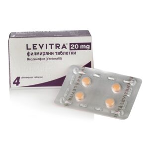 Аптечна Левитра Варденафил / Bayer Levitra Vardenafil 20 мг. - 4 табл.