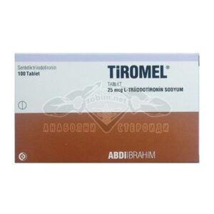 Tiromel T3 (Liothyronine) - 25 табл. х 25 мкг.