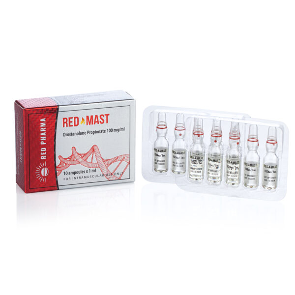 Red Mast 100 (Drostanolone Propionate) - 10 амп. х 100 мг.