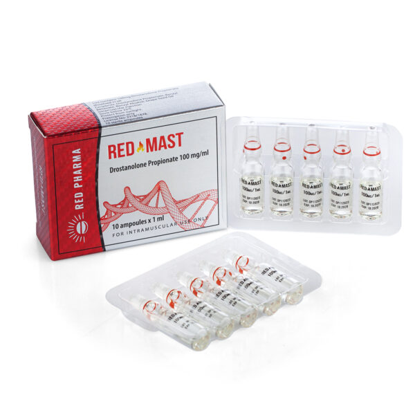 Red Mast 100 (Drostanolone Propionate) - 10 амп. х 100 мг.