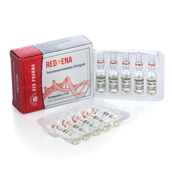 Red Ena 250 (Testosterone Enanthate) - 10 амп. х 250 мг.