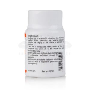 Ephedrine HCL (100% чист ефедрин) - 30 капс. х 50 мг. - Image 2