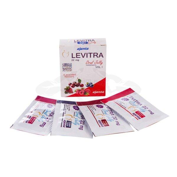 Levitra Oral Jelly / Левитра (Варденафил) Желе - 4 пакета х 22 мг.