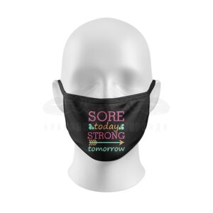 Предпазна маска с бродерия