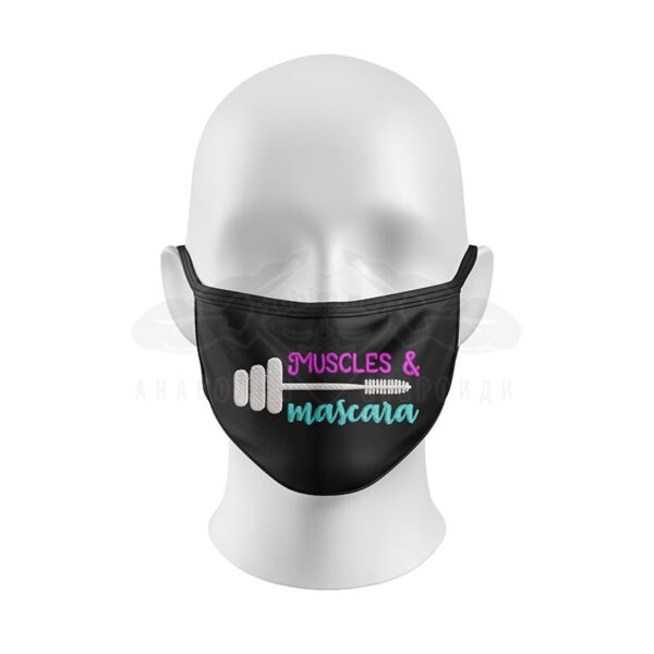Предпазна маска с бродерия
