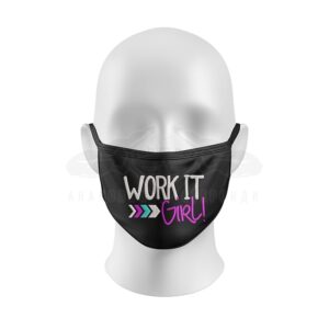 Предпазна маска с бродерия