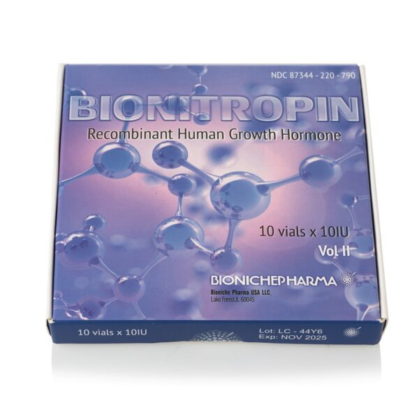 Bionitropin RHGH (Хормон на растежа) 10 флак. х 10 IU + 10 амп. бактериостатична вода