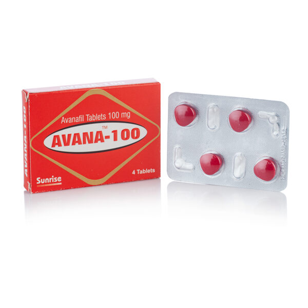 Avana-100 (Аванафил) 4 табл. х 100 мг.