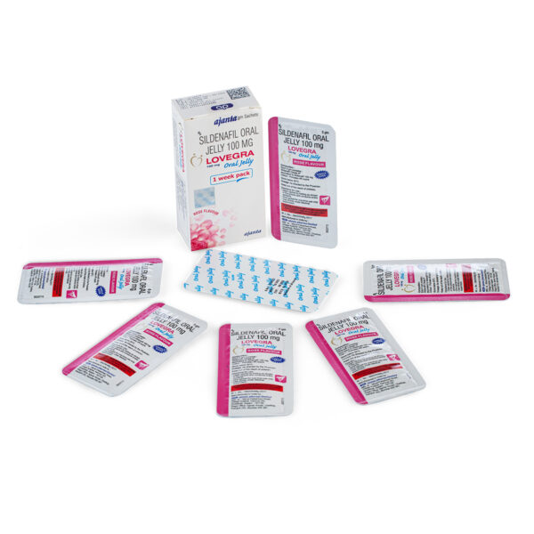 Lovegra (Силденафил) Oral Jelly 7 саш. х 100 мг.