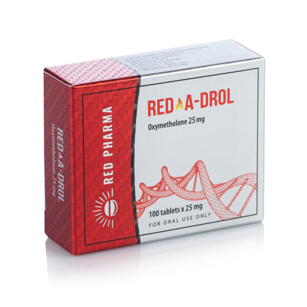 RED A-DROL (Oxymetholone) 100 табл. х 25 мг.