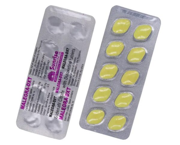 Malegra-DXT (Силденафил + Дулоксетин) 10 табл. х 130 мг.