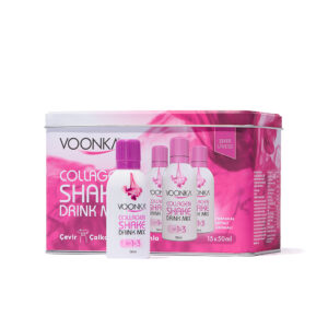Voonka Collagen Beauty Shake - Orange-Peach Flavored Food Supplement Containing Collagen, HA, Grape Seed Extract and Green Tea Extract - 15 бут. х 50 мл.