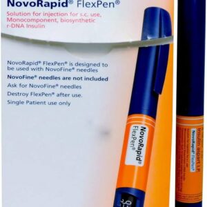 NovoRapid FlexPen (НовоРапид ФлексПен) - 5 писалки x 3 мл.