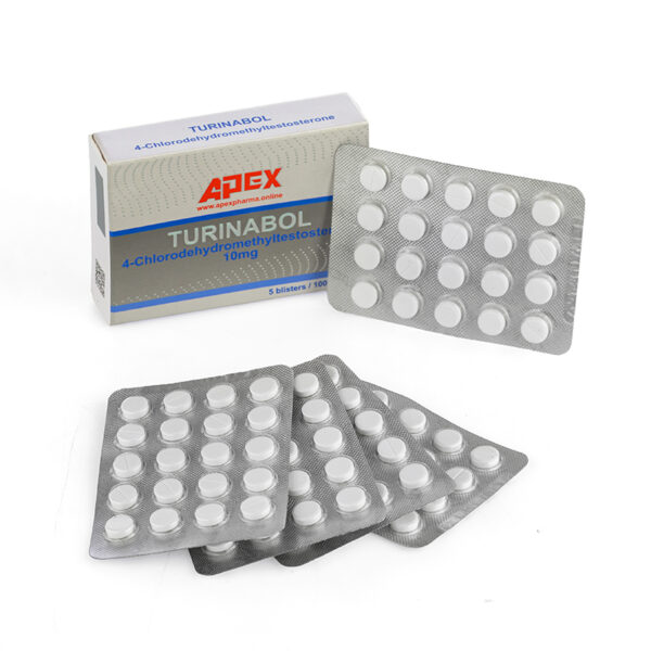 Turinabol (4-chlorodexydromethyltestosterone) – 100 табл. x 10 мг.